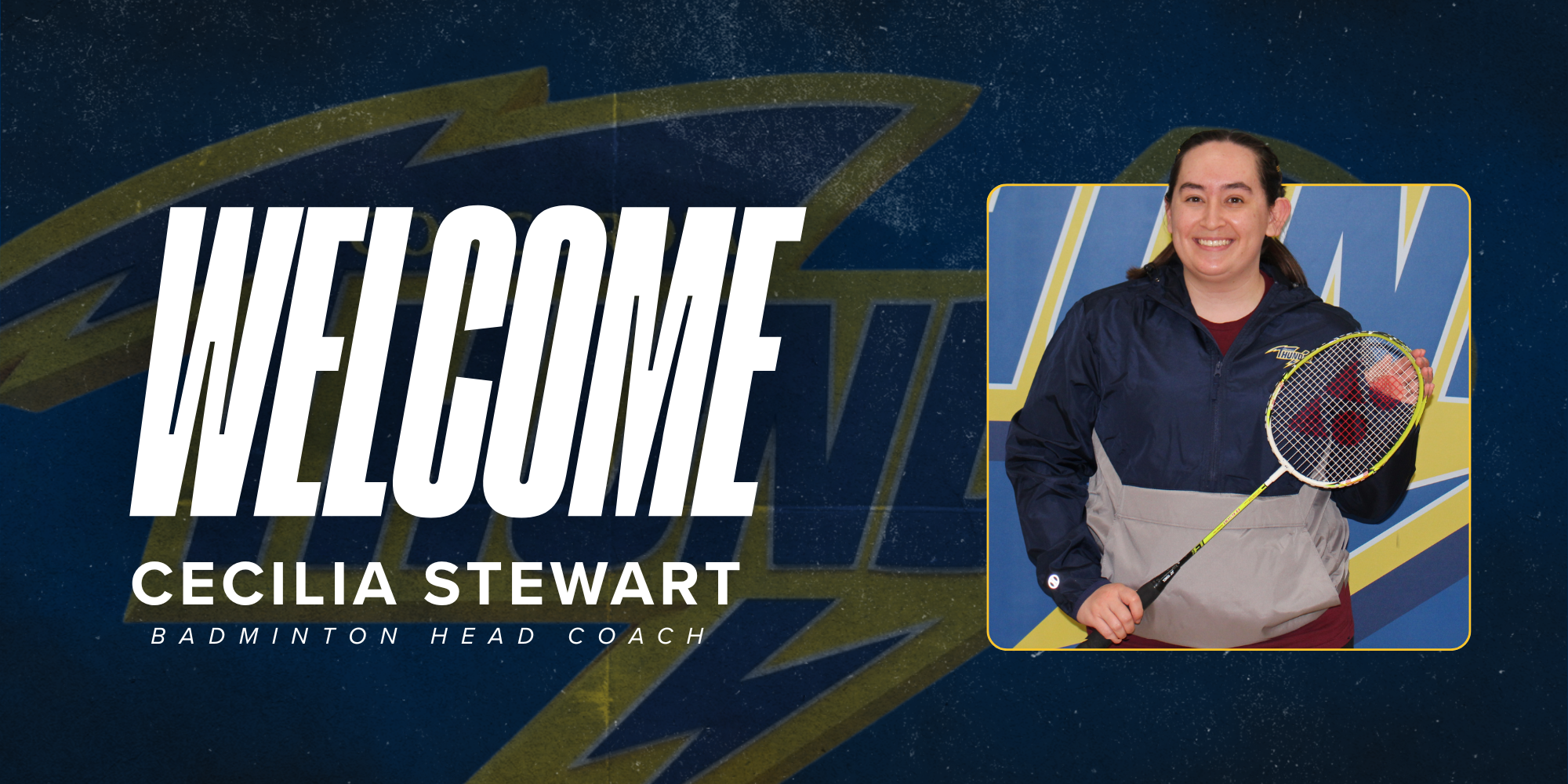 Concordia Thunder Welcomes Cecilia Stewart as Head Badminton Coach
