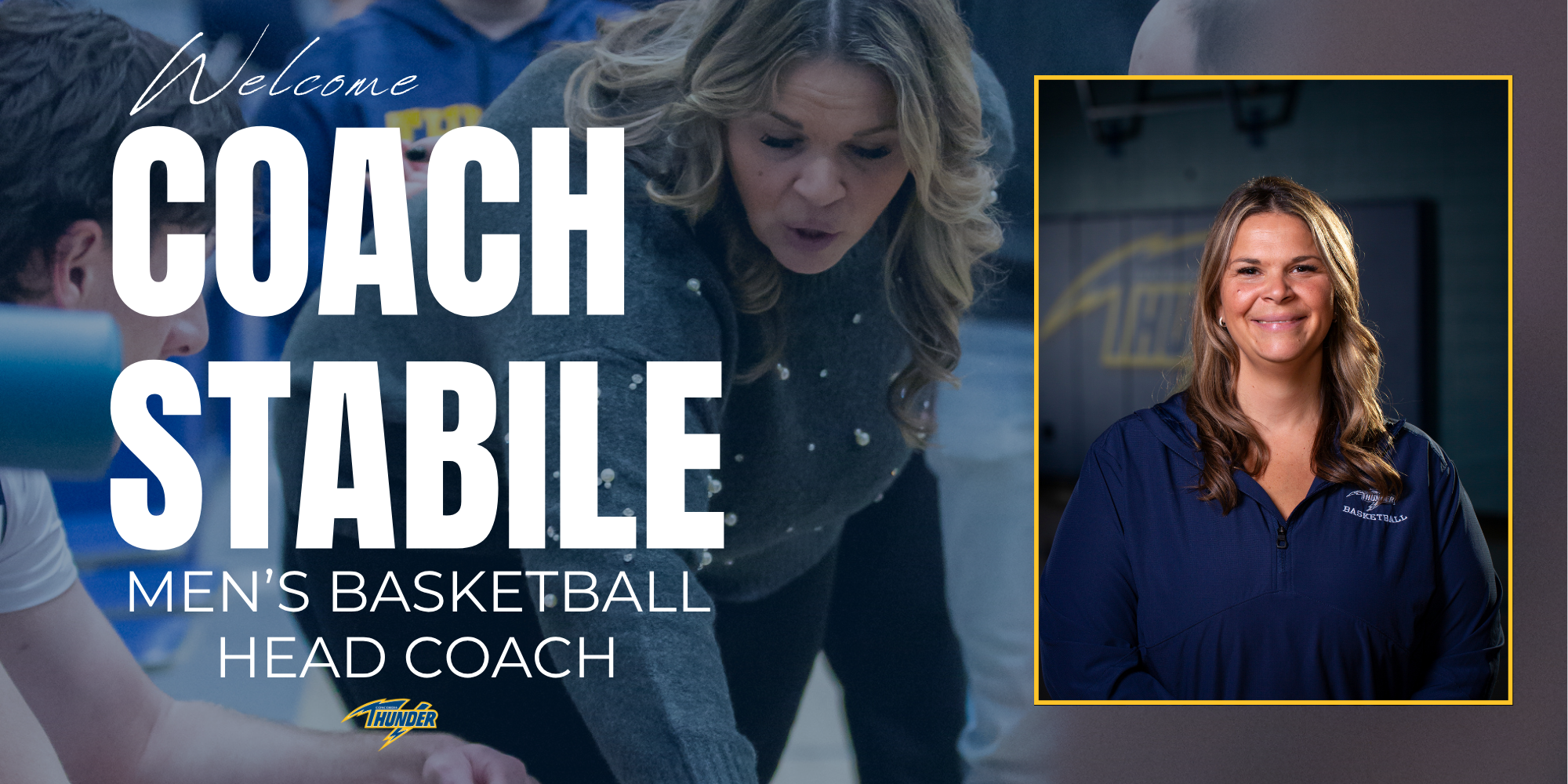 Daniela Stabile Announced as Next Head Coach of Men's Basketball Program